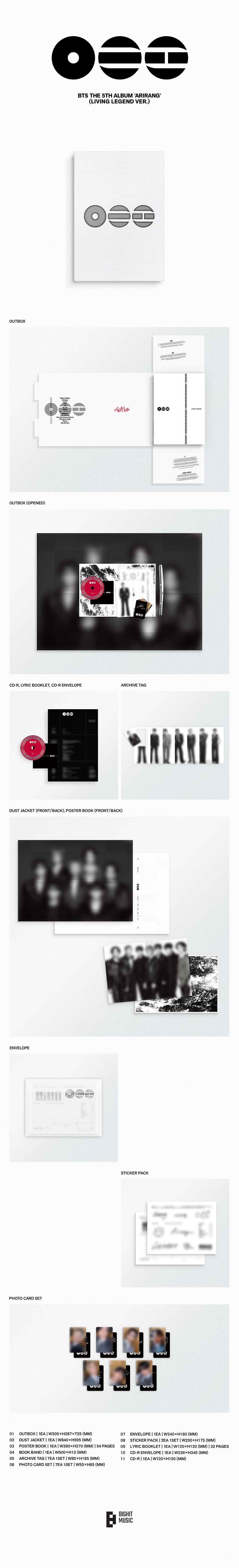 BTS - ARIRANG [5th Album - Living Legend Ver.] gallery image 1