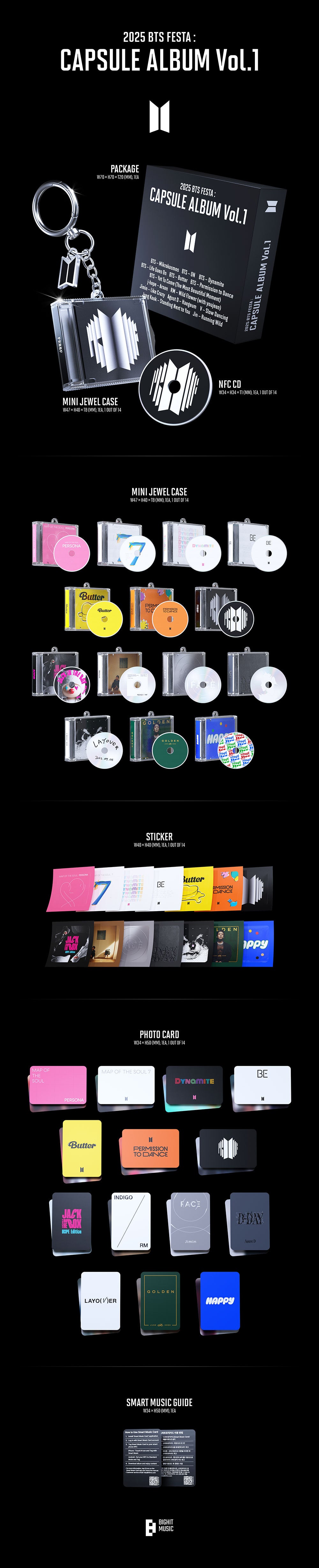 BTS - CAPSULE ALBUM Vol.1 [2025 BTS FESTA]