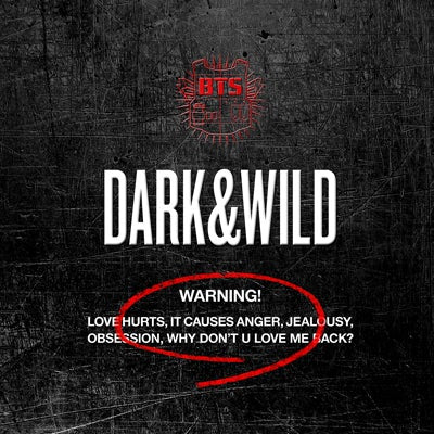 BTS DARK&amp;WILD 1st Album cover image