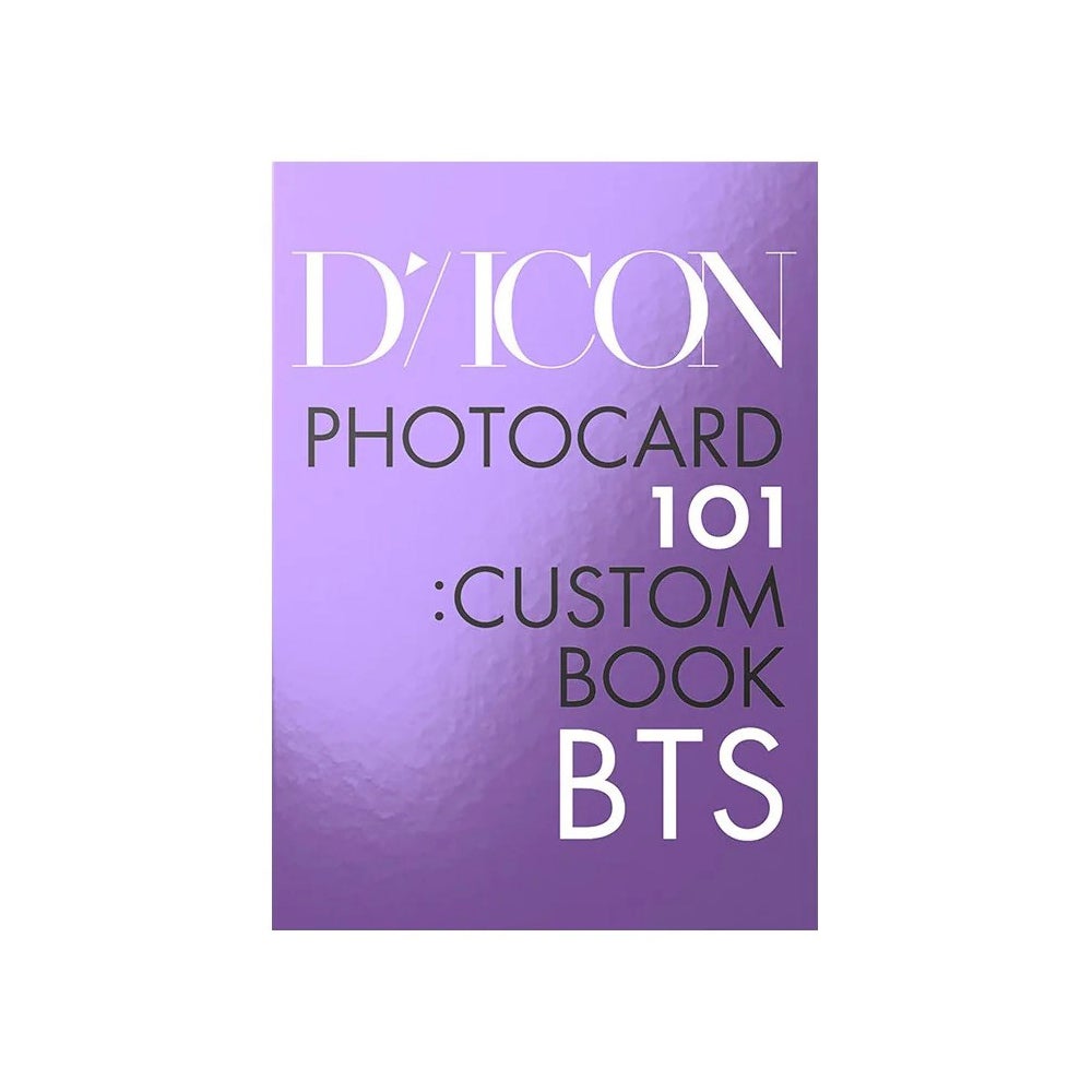 BTS DICON Photocard 101 Custom Book Main Product Image