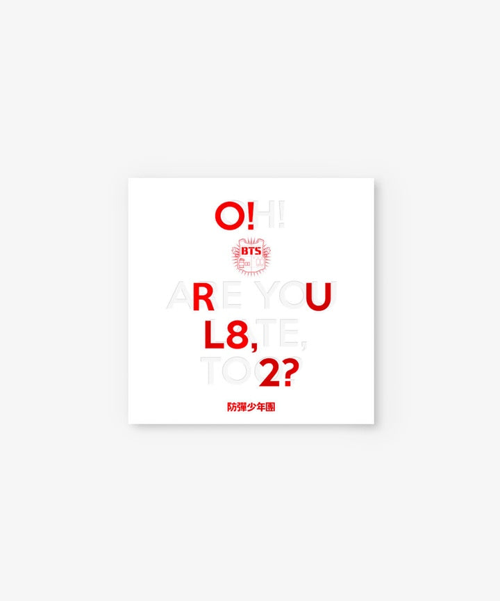 BTS O RUL8 2 1st Mini Album Main Cover Image