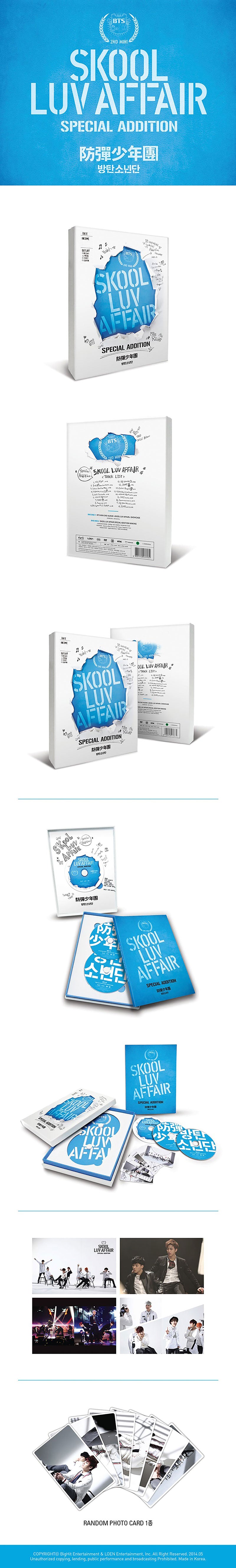 BTS - SKOOL LUV AFFAIR SPECIAL ADDITION [2nd Mini Album Repackage]