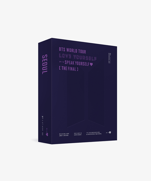 BTS - WORLD TOUR &#39;LOVE YOURSELF : SPEAK YOURSELF &#39; THE FINAL Blu-ray Main Product Image