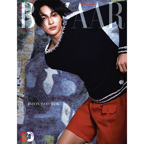 BYEON WOO SEOK Cover Harpers BAZAAR March 2026 D Ver - main image