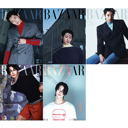 BYEON WOO SEOK Cover Harpers BAZAAR March 2026 - main image