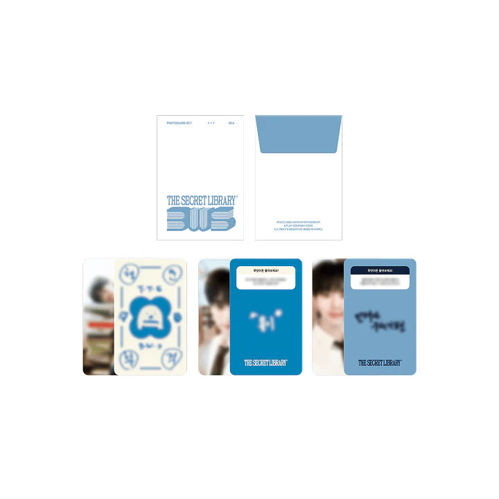 BYEON WOO SEOK Photocard Set 2026 Asia Fanmeeting Tour THE SECRET LIBRARY In Seoul Official MD - main image