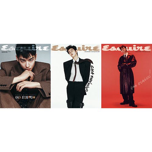 CHA EUN-WOO Cover ESQUIRE September 2025 - Main Image