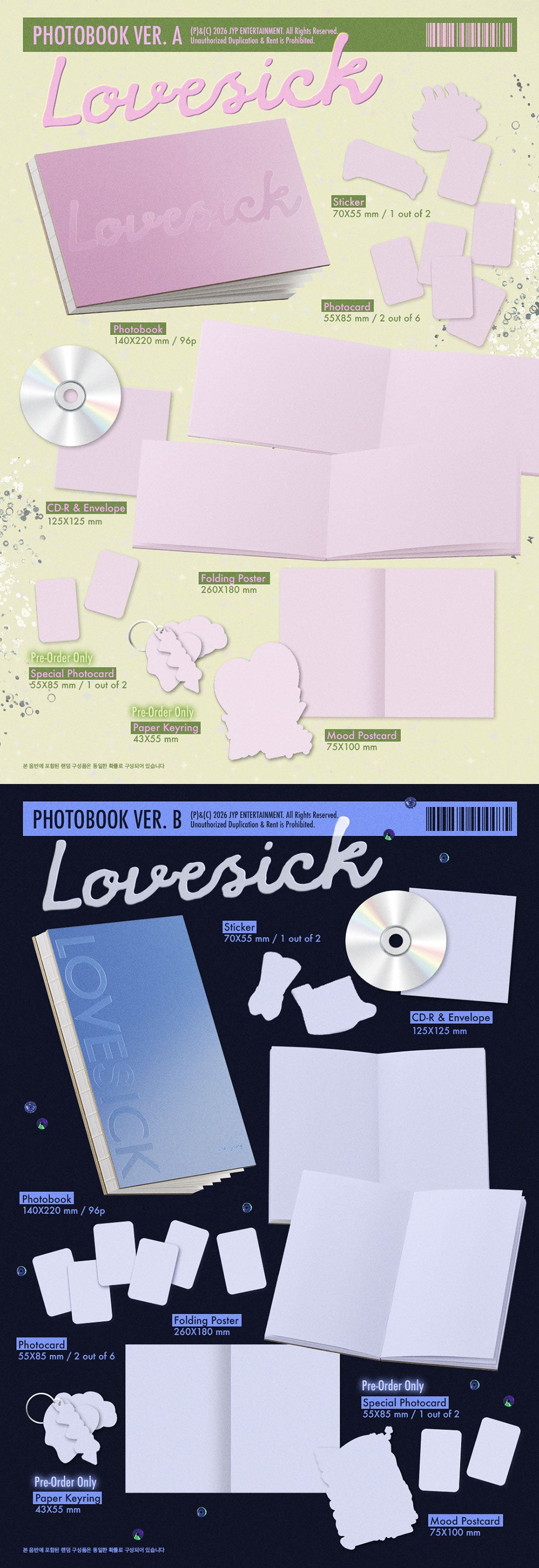 [PRE-ORDER] CHAERYEONG - Lovesick [1st Mini Album - Photobook Ver.] gallery image 1