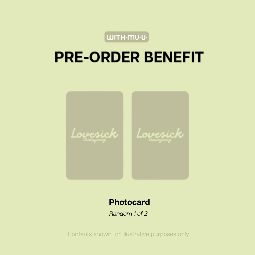 CHAERYEONG Lovesick 1st Mini Album - Withmuu POBs