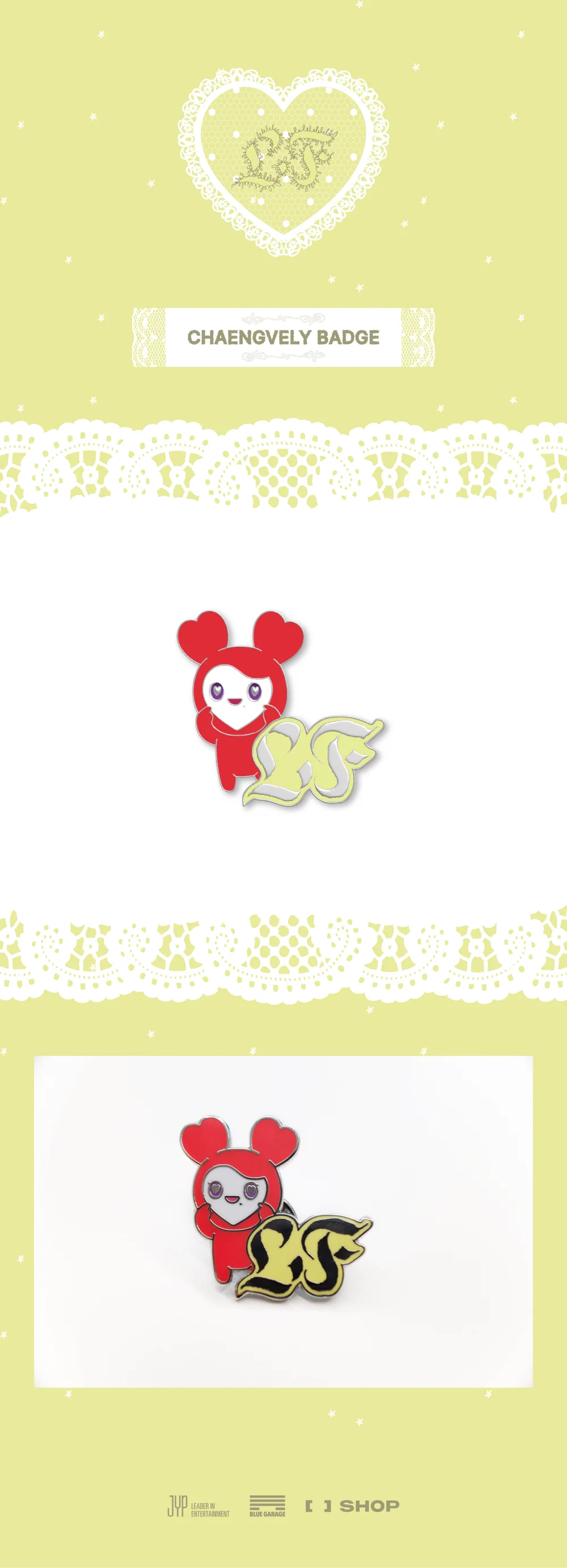CHAEYOUNG - CHAENGVELY Badge [The 1st Album 'LIL FANTASY vol.1