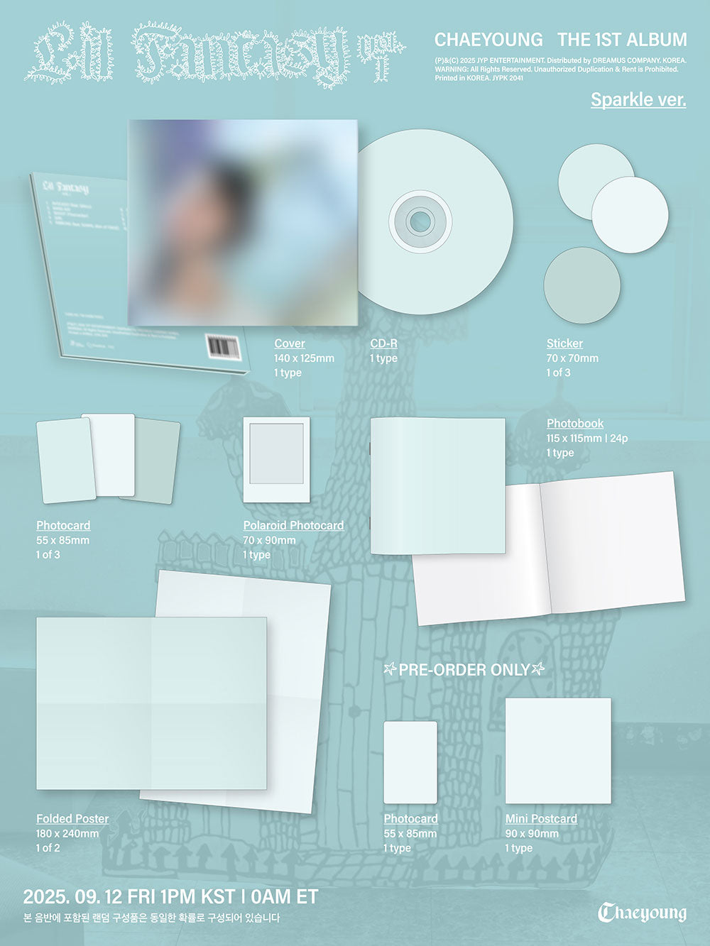 CHAEYOUNG - LIL FANTASY vol.1 [1st Album - Sparkle Ver.]