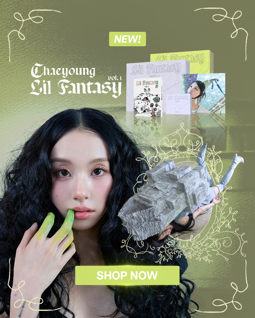 CHAEYOUNG LIL FANTASY vol 1 1st Album - banner mobile