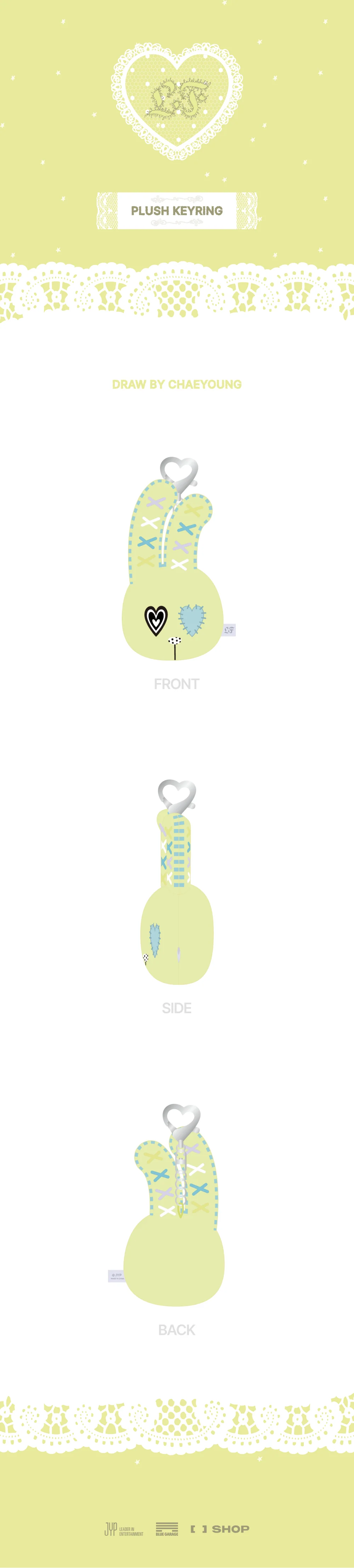 [PRE-ORDER] CHAEYOUNG - Plush Keyring [The 1st Album 'LIL FANTASY vol.1' Official MD]