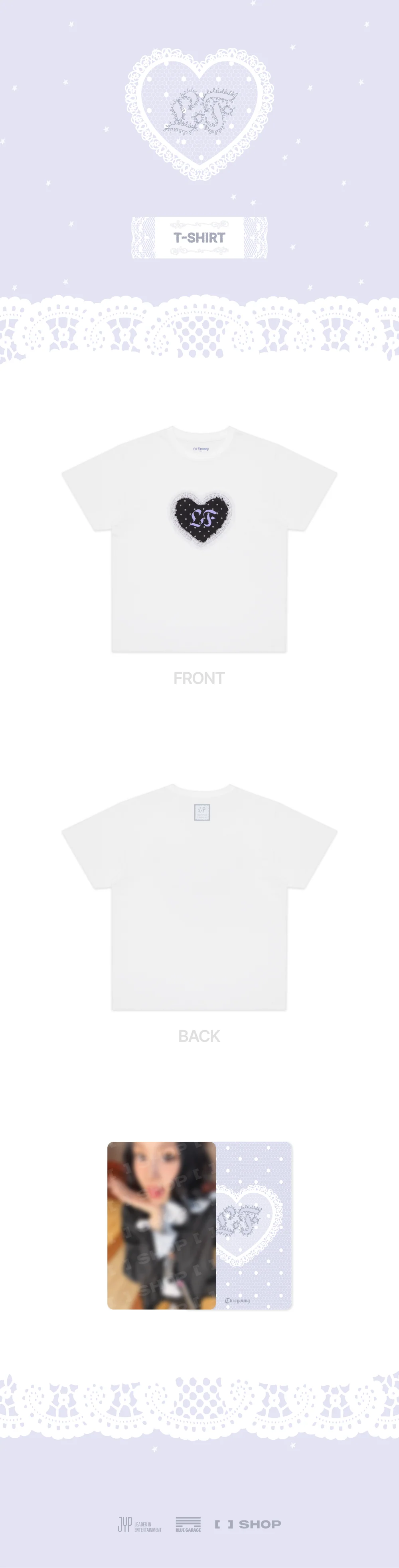 CHAEYOUNG - T-Shirt [The 1st Album 'LIL FANTASY vol.1' Official MD CHAEYOUNG - T-Shirt [The 1st Album 'LIL FANTASY vol.1' Official MD