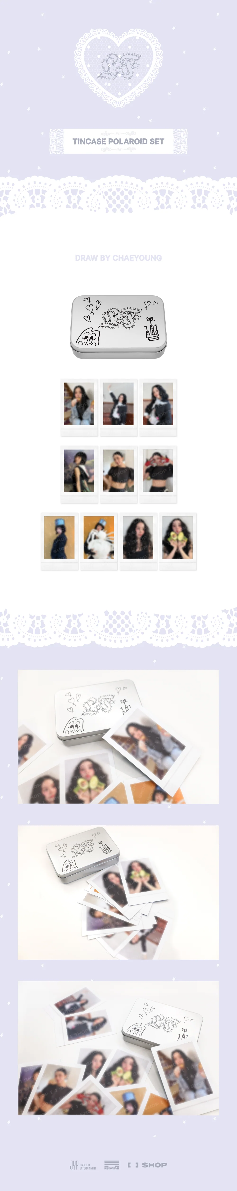 [PRE-ORDER] CHAEYOUNG - Tincase Polaroid Set [The 1st Album 'LIL FANTASY vol.1' Official MD]
