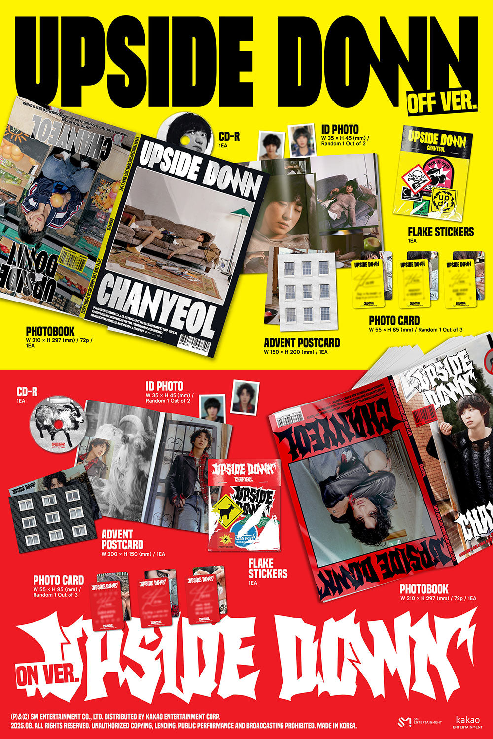 CHANYEOL - Upside Down [2nd Mini Album - Photobook Ver.]