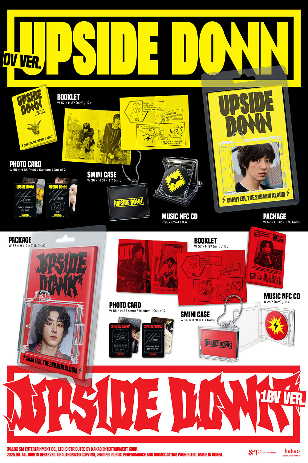 CHANYEOL - Upside Down [2nd Mini Album - SMini Ver.]