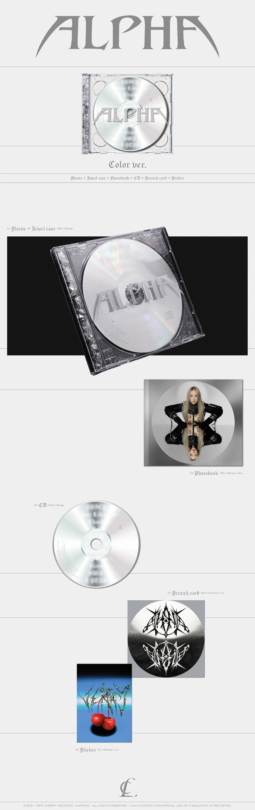 CL - ALPHA [1st Album - COLOR Ver.]