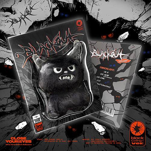 CLOSE YOUR EYES blackout 3rd Mini Album black CLtingi Ver - main image