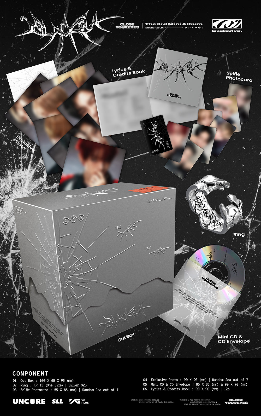 CLOSE YOUR EYES - blackout [3rd Mini Album - breakout Ver.]