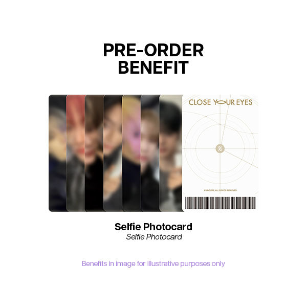 CLOSE YOUR EYES Official Light Stick - POBs