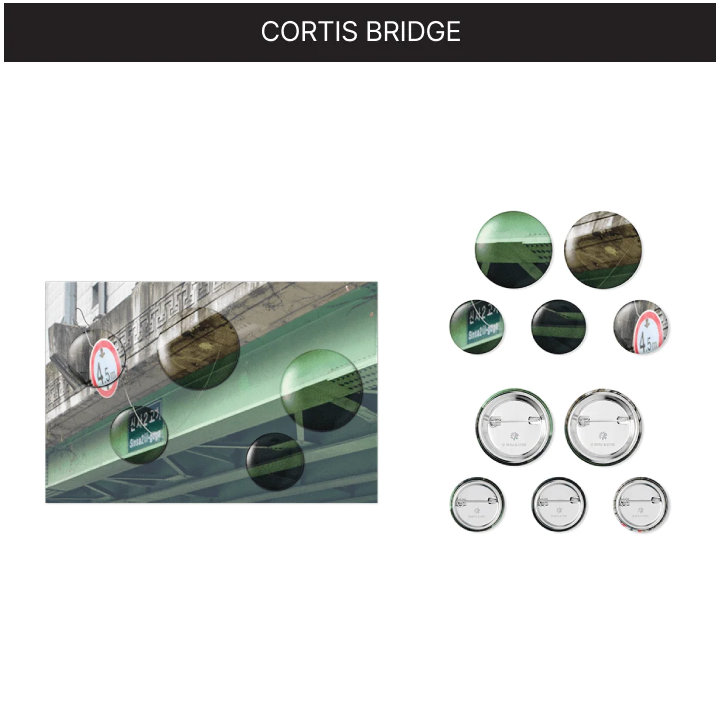 CORTIS Can Badge Set GREENGREEN Official MD CORTIS BRIDGE Ver - main image