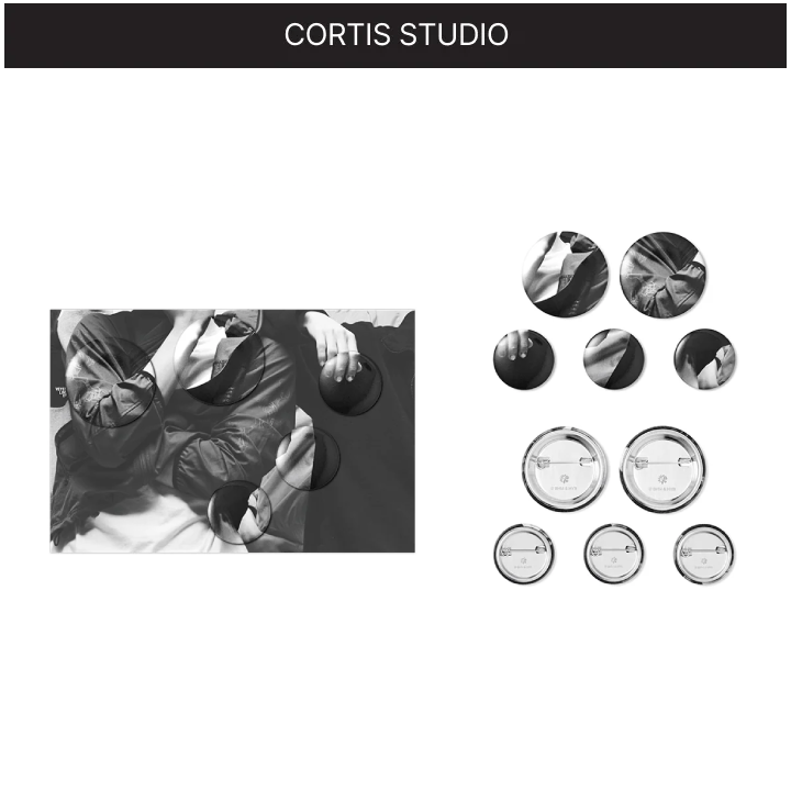 CORTIS Can Badge Set GREENGREEN Official MD CORTIS STUDIO Ver - main image