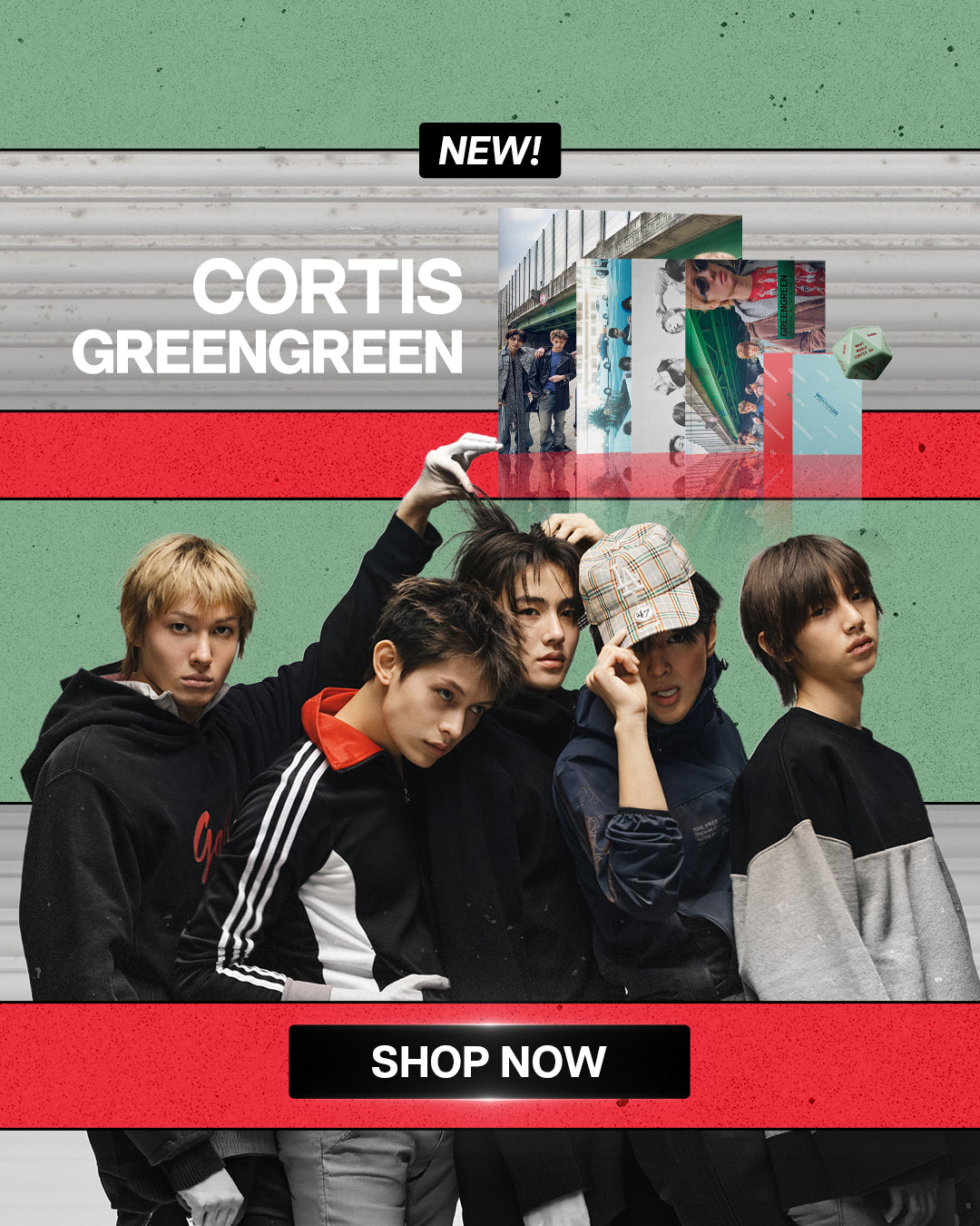 CORTIS GREENGREEN Album - Mobile Banner