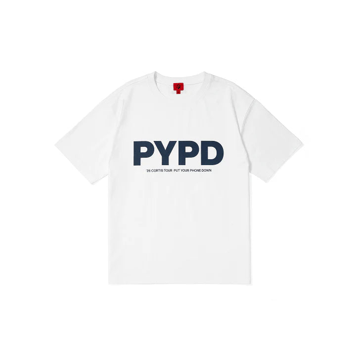 CORTIS PYPD TShirt White 2026 CORTIS TOUR PUT YOUR PHONE DOWN Official MD - main image
