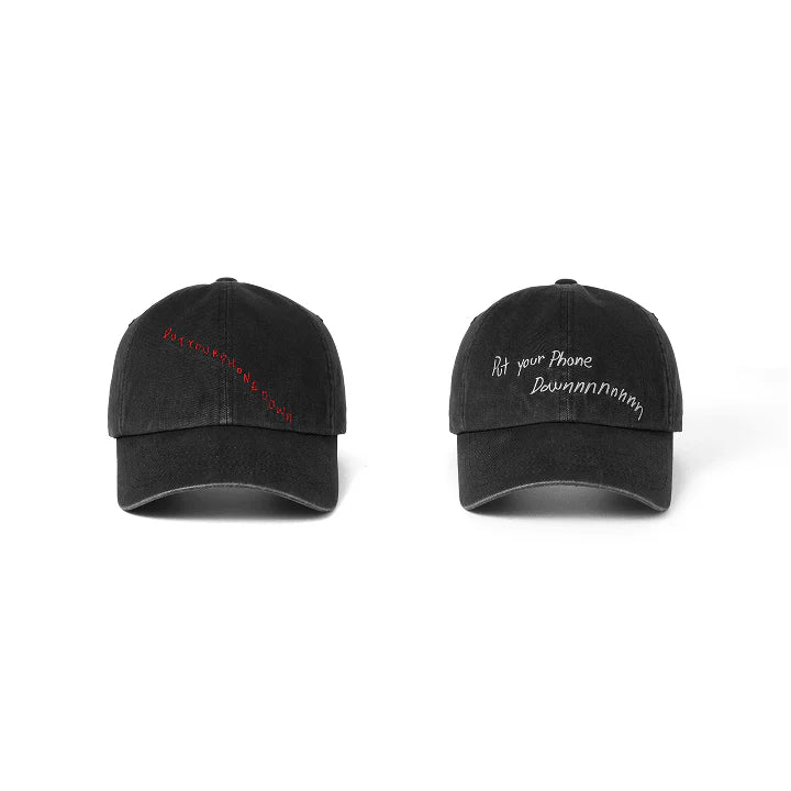 CORTIS TOUR  Ball Cap Black 2026 CORTIS TOUR PUT YOUR PHONE DOWN Official MD - main image
