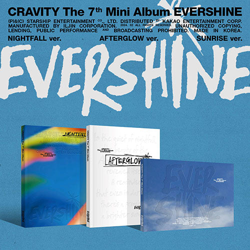 CRAVITY EVERSHINE 7th Mini Album - 3 variations main image