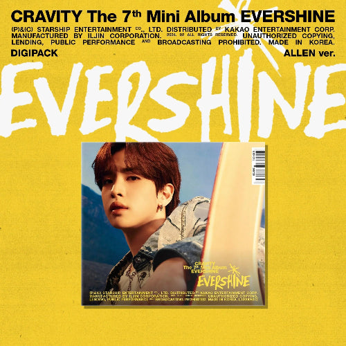 CRAVITY - EVERSHINE [7th Mini Album - Digipack Ver.] - K PLACE