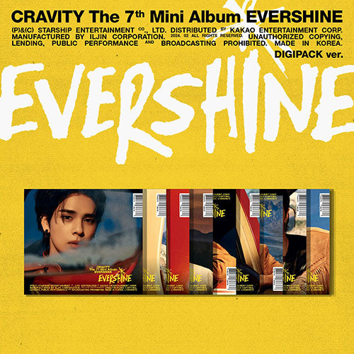 CRAVITY EVERSHINE 7th Mini Album - Digipack version main image