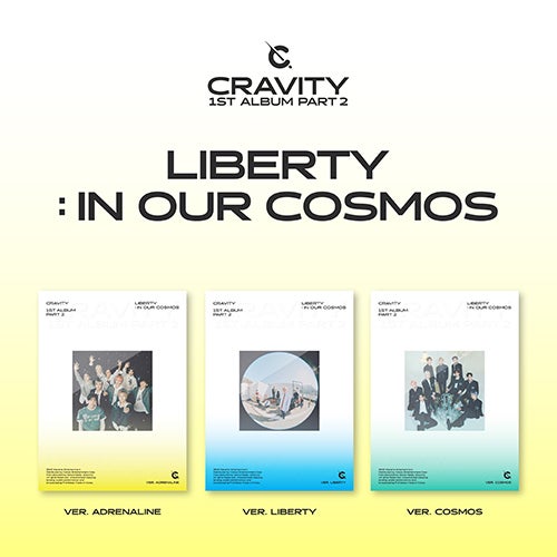 CRAVITY - LIBERTY IN OUR COSMOS 1st Album Part 2 3 variations - main image