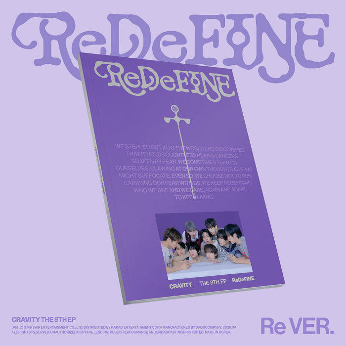 CRAVITY ReDeFINE 8th EP Album Re Ver - Main Image