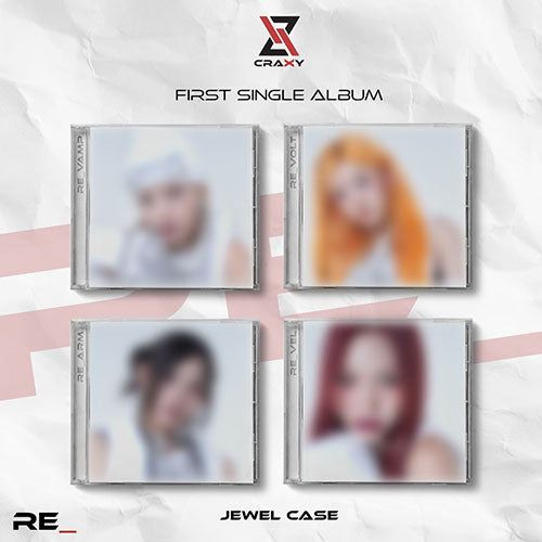 CRAXY - RE 1st Single Album - Jewel Case 4 variations main image