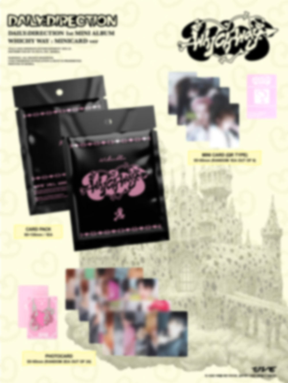 [PRE-ORDER] DAILY:DIRECTION - WHICH WAY [1st Mini Album - MINI CARD Ver.] gallery image 1
