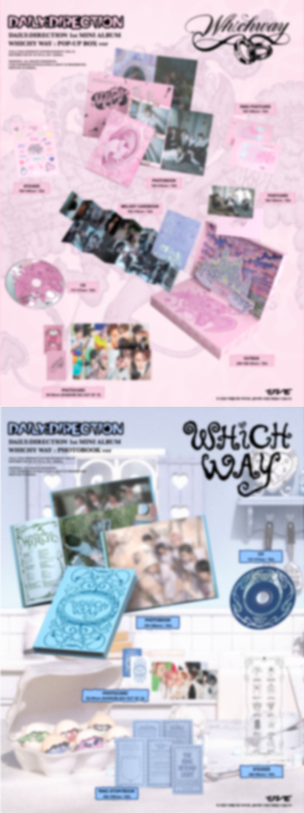 [PRE-ORDER] DAILY:DIRECTION - WHICH WAY [1st Mini Album] gallery image 1
