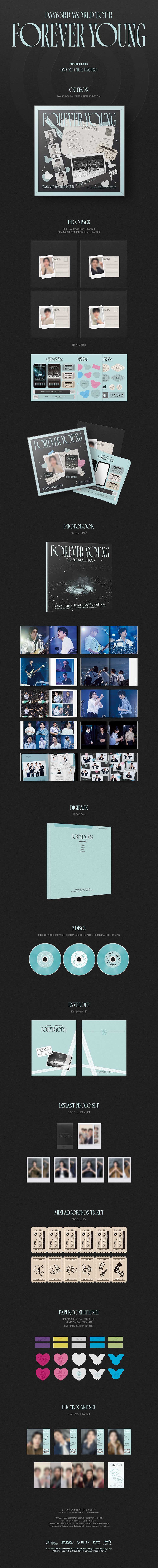 DAY6 - FOREVER YOUNG [3rd World Tour - Blu-ray] - K PLACE
