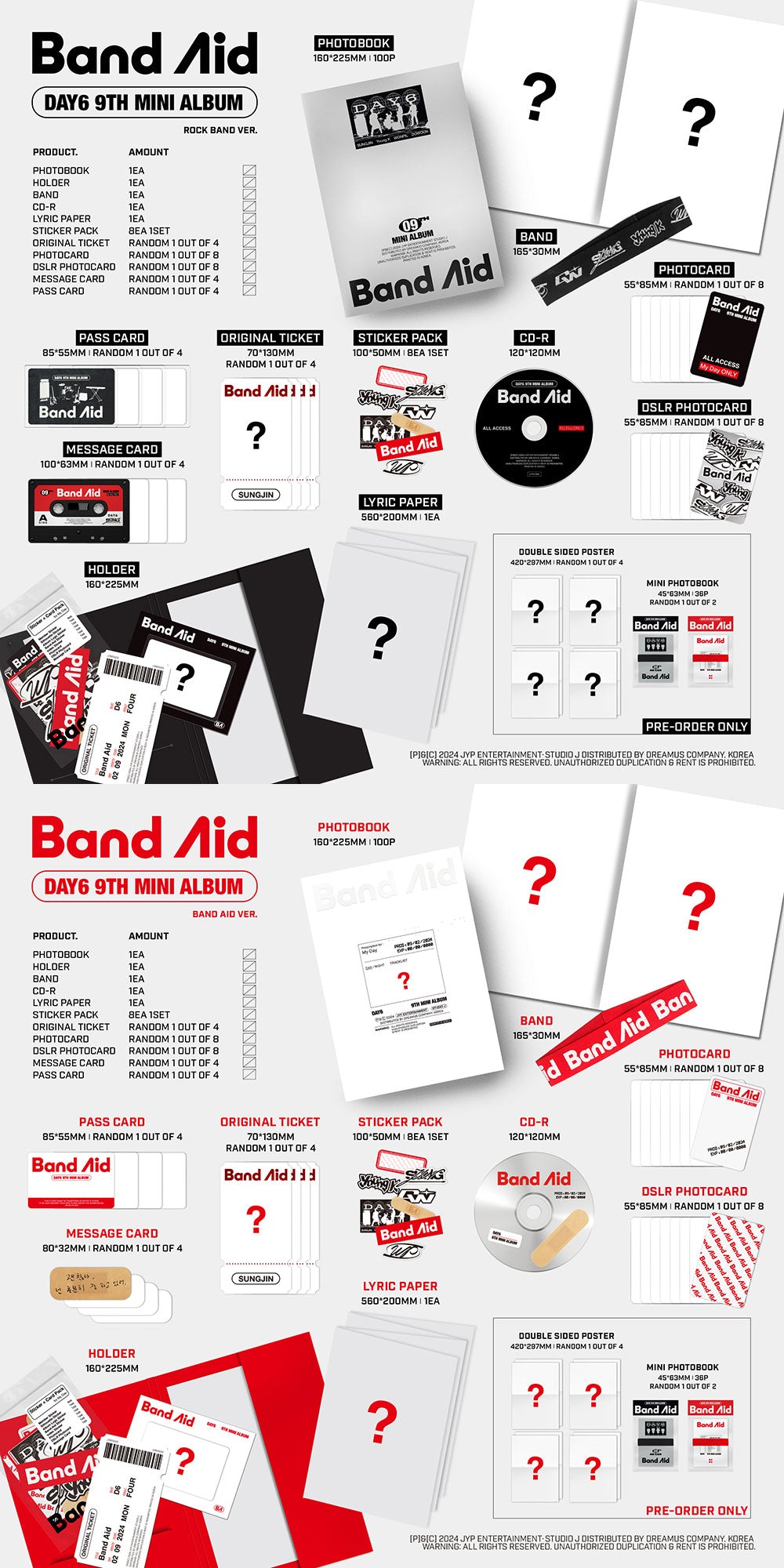 DAY6 - Band Aid [9th Mini Album]