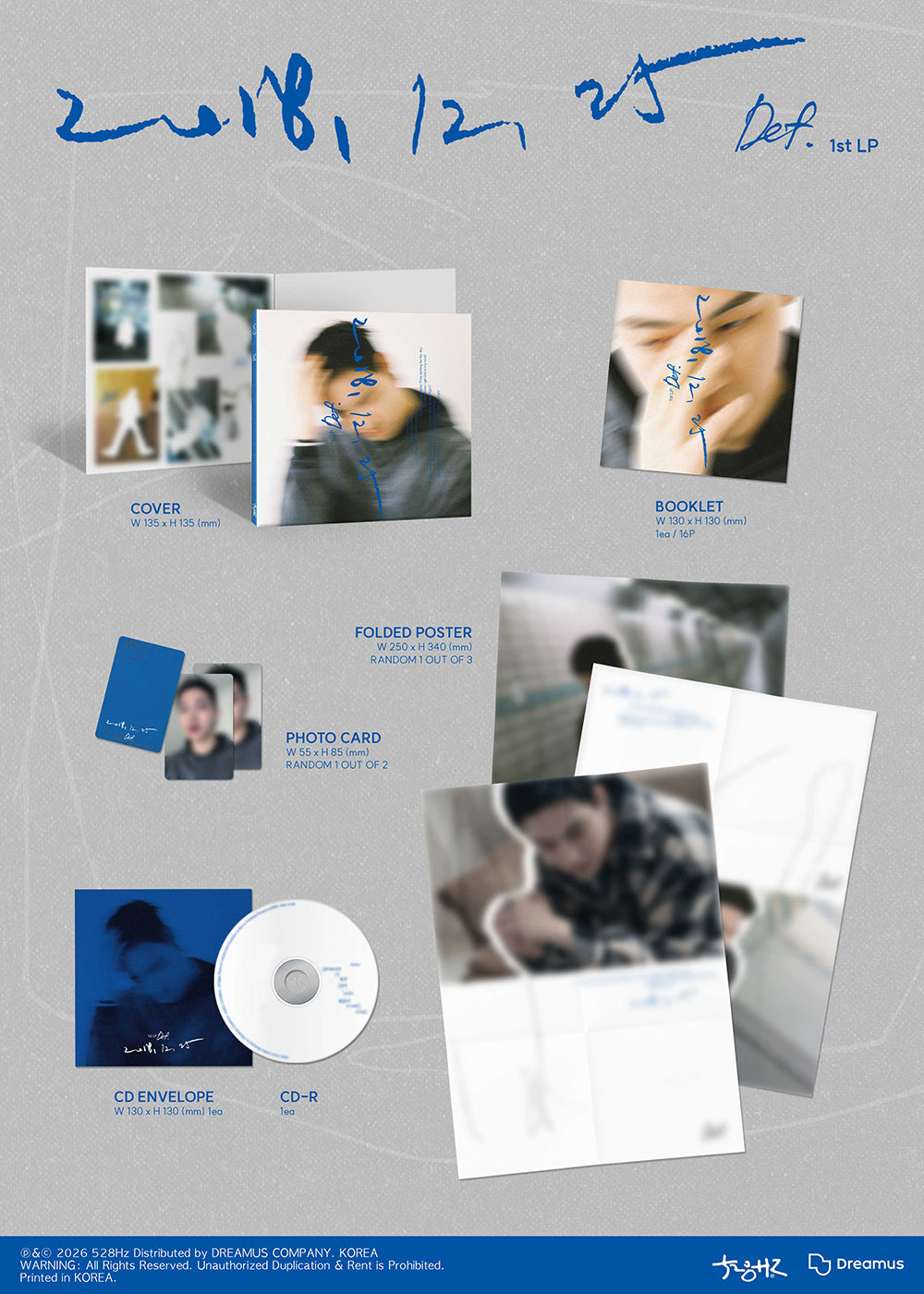[PRE-ORDER] Def. - 2018.12.25 [1st Album] gallery image 1