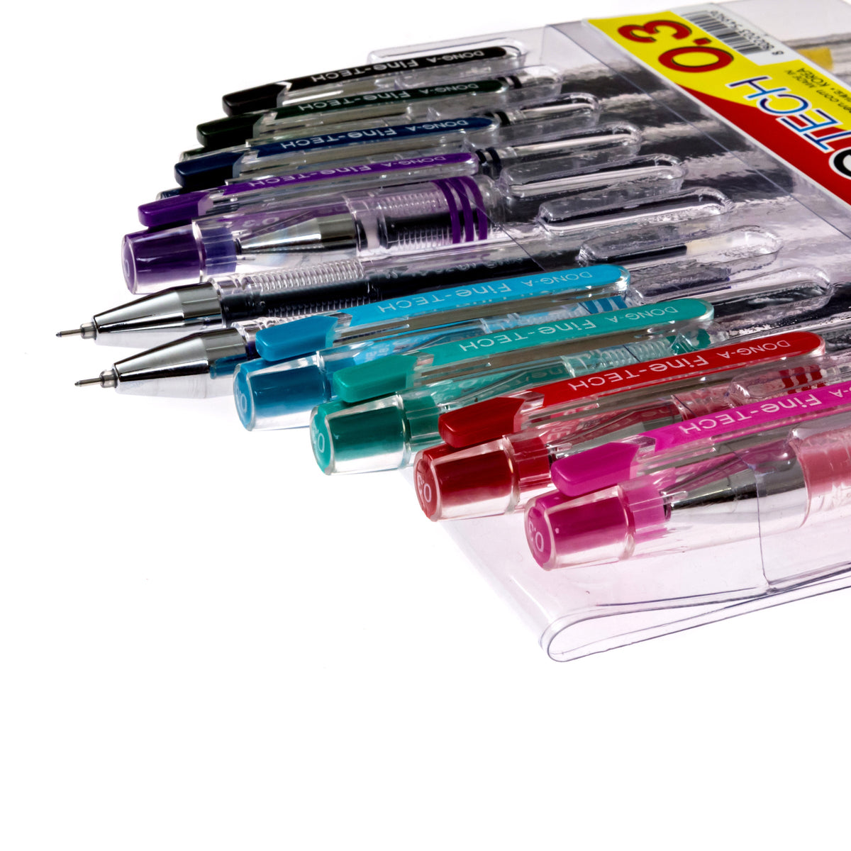 DONG-A Fine-Tech Gel Ink Rollerball Pen 10 Color Set - main product image 3