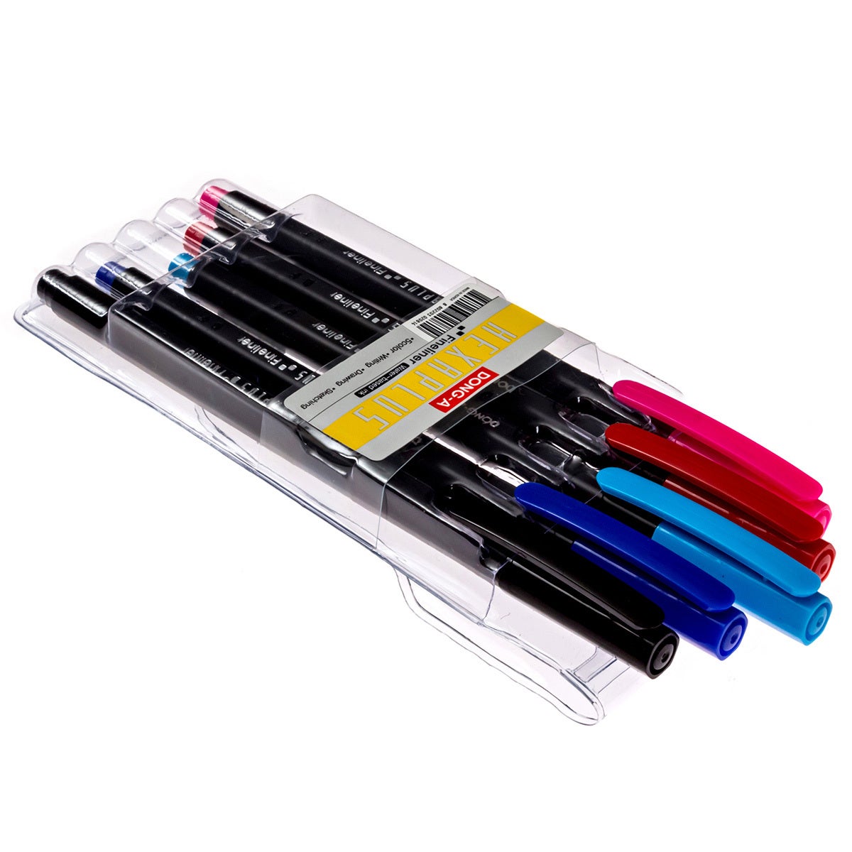 DONG-A Hexaplus Fineliner - 5 Color Set product image 4