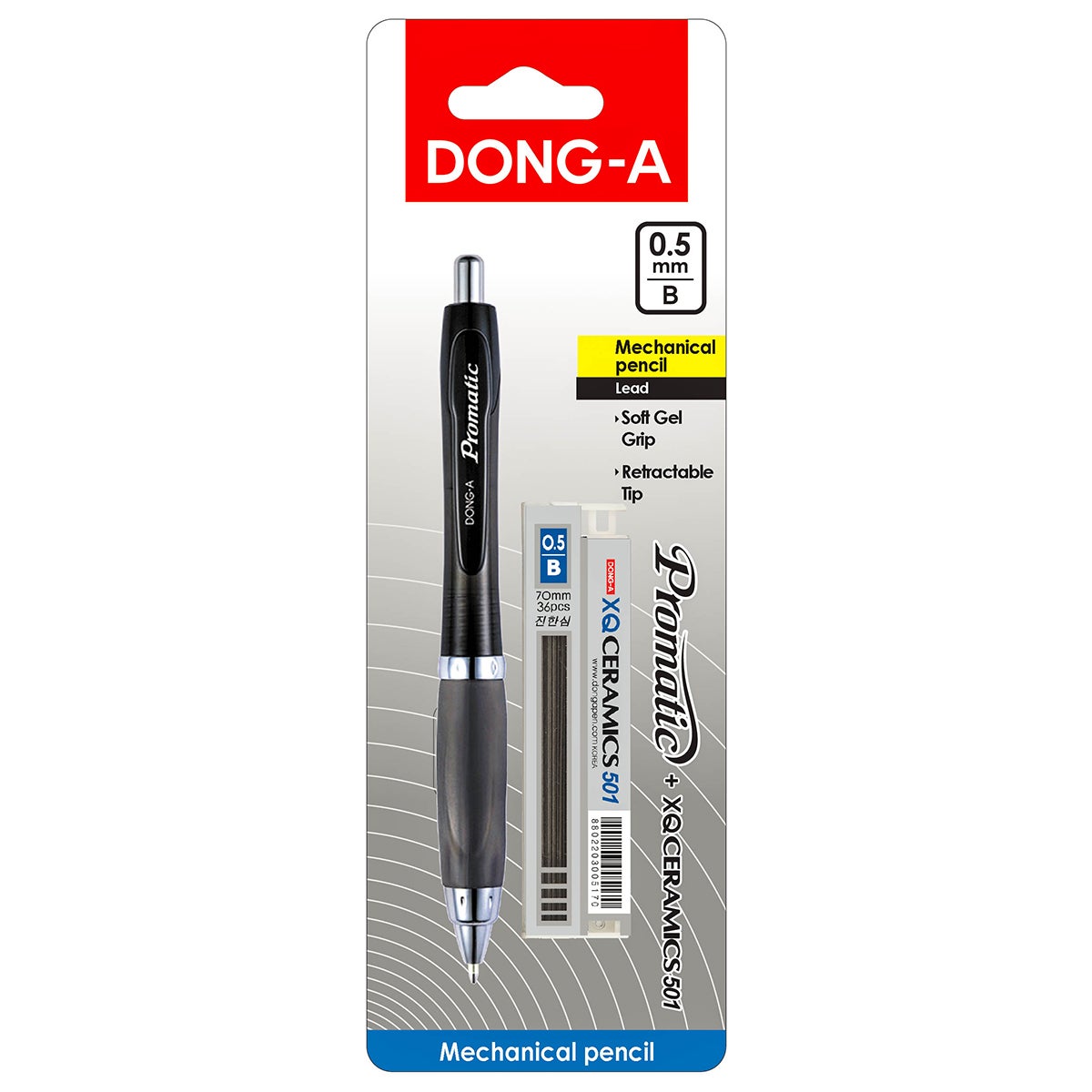 DONG-A Promatic Mechanical Pencil - Black product image 1