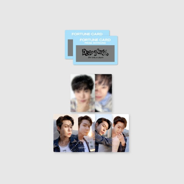 DOYOUNG - Fortune Scratch Card Set 2024 DOYOUNG CONCERT Dear Youth Official MD - packaging and contents preview