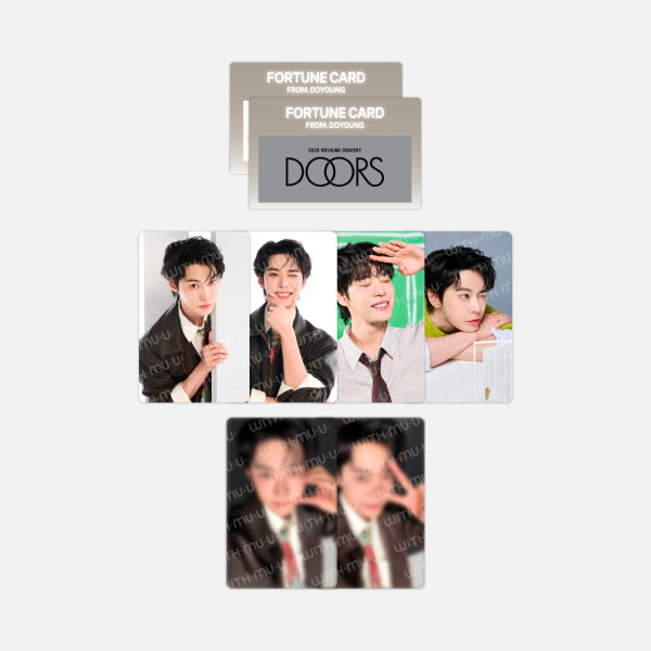 DOYOUNG Fortune Scratch Card Set 2025 DOYOUNG WORLD TOUR Doors Official MD - Main Image