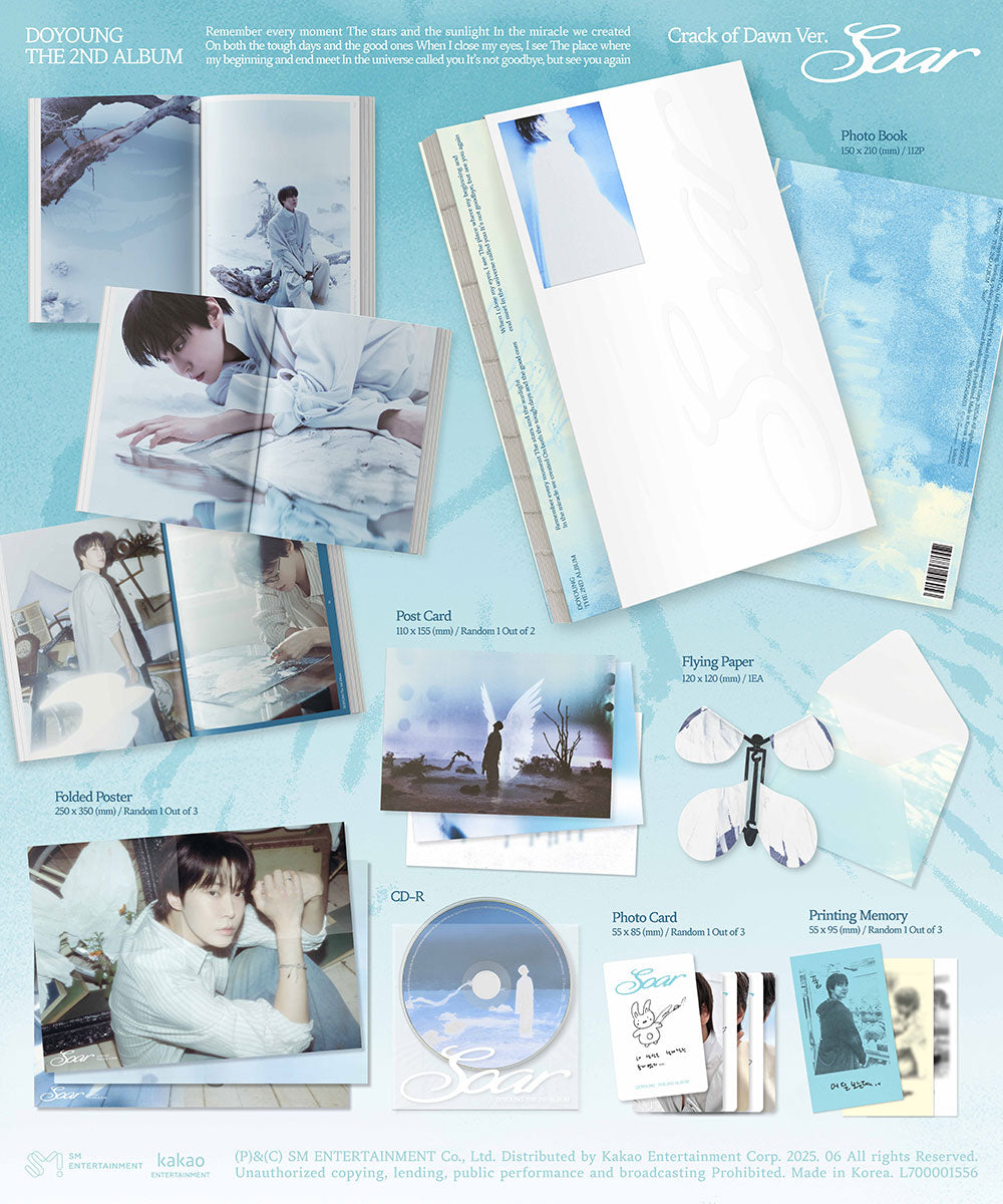DOYOUNG - Soar [2nd Album - Crack of Dawn Ver.] - K PLACE