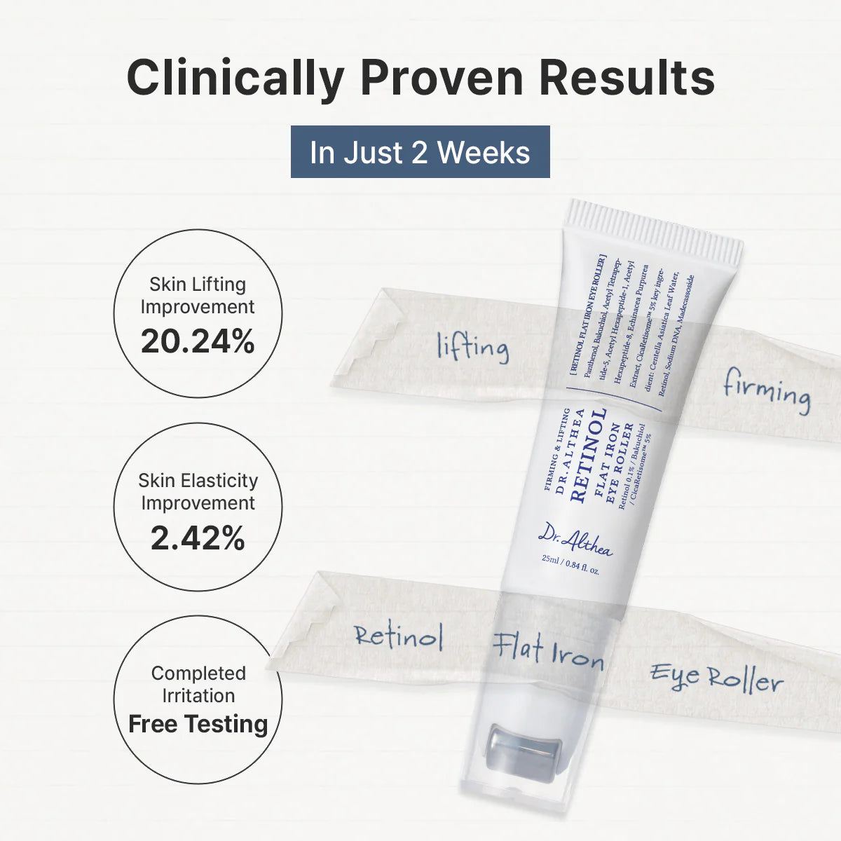 Dr.Althea - Retinol Flat Iron Eye Roller gallery image 5