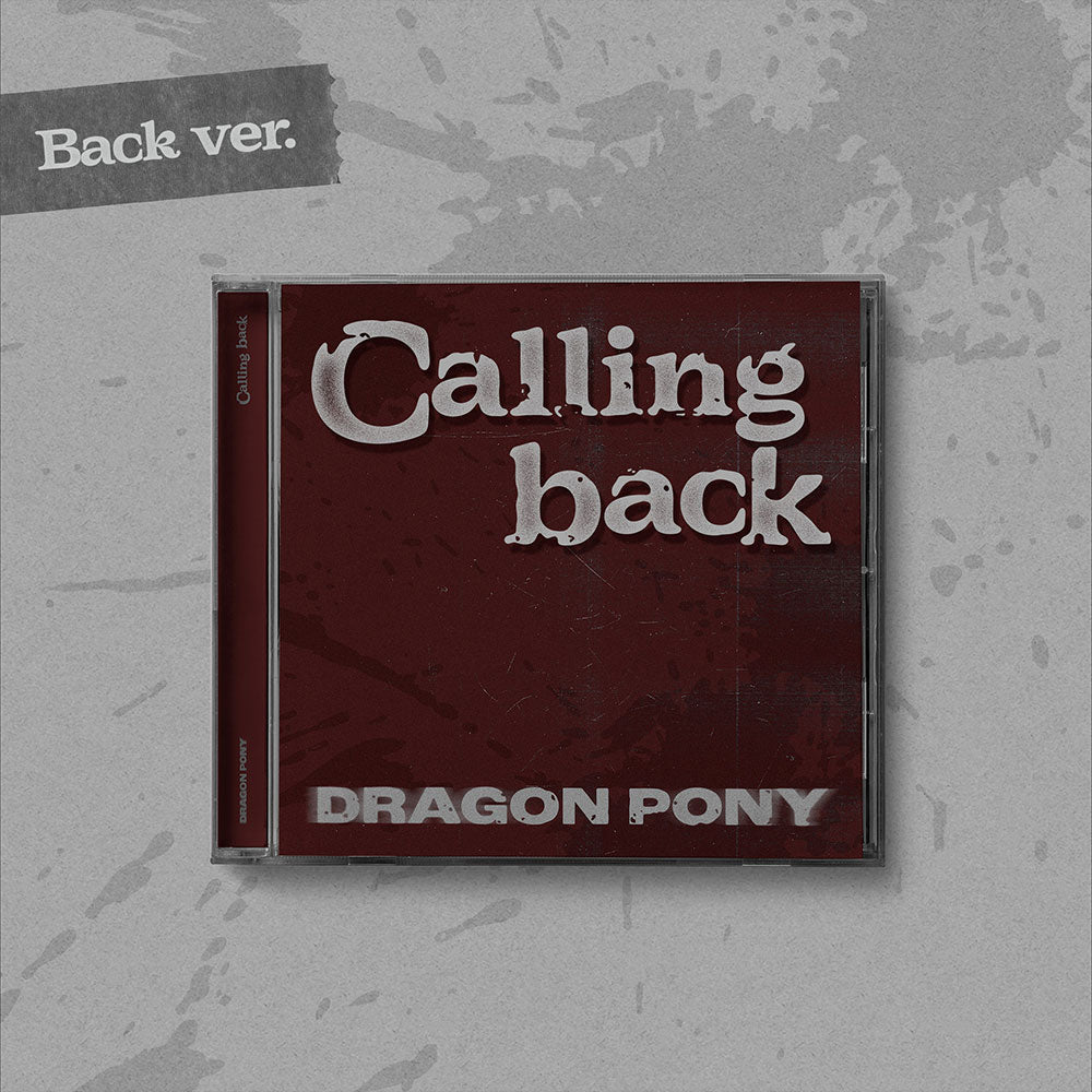 Dragon Pony Calling back Single Album - Back Ver - Main Image