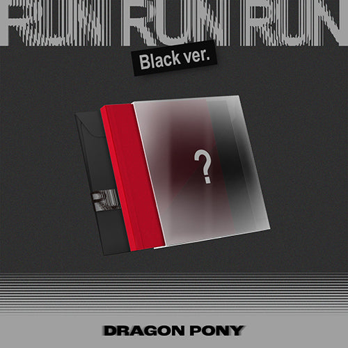 Dragon Pony RUN RUN RUN 3rd EP Album BLACK Ver - main image